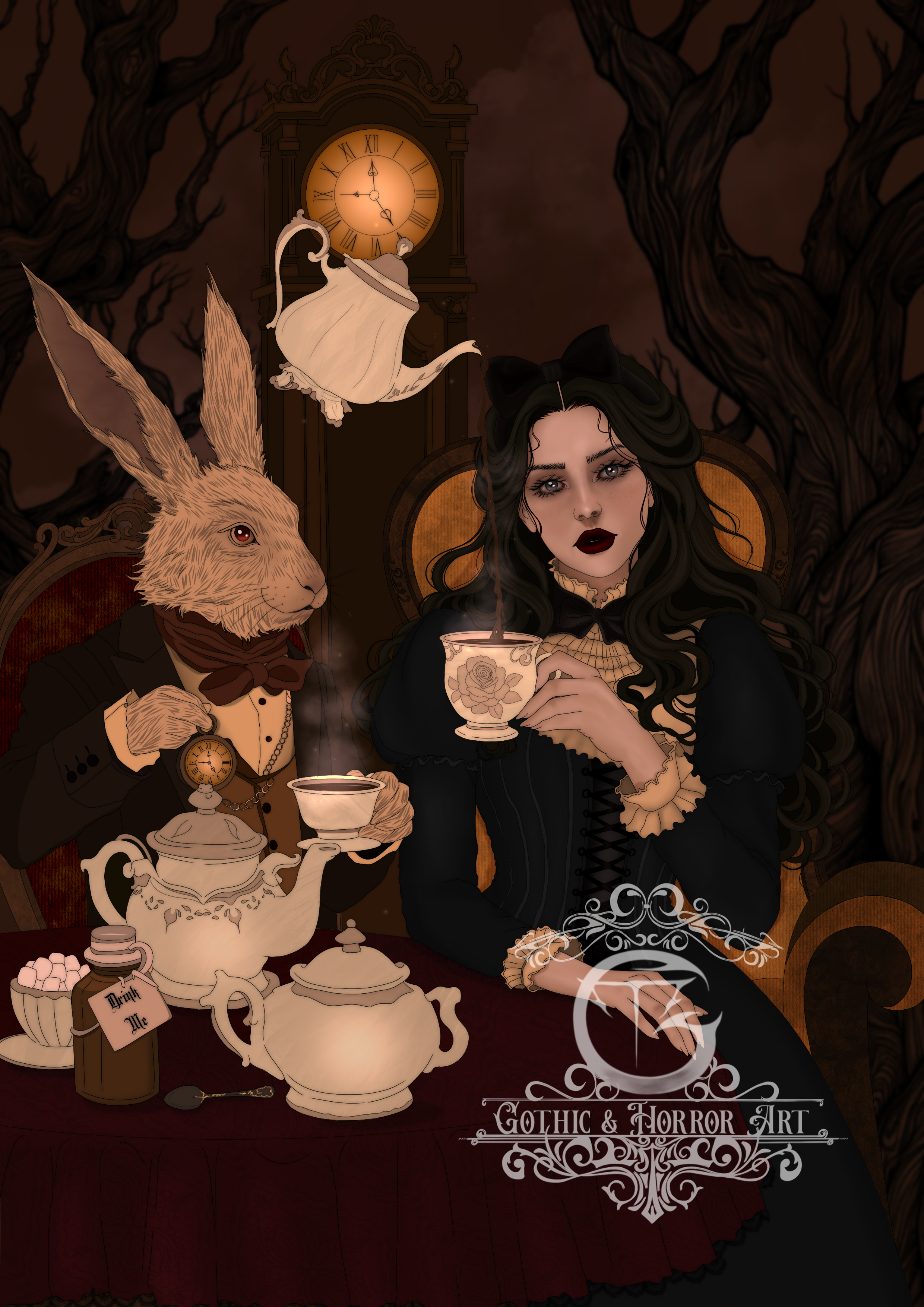 Ilustração Alice no País das Maravilhas