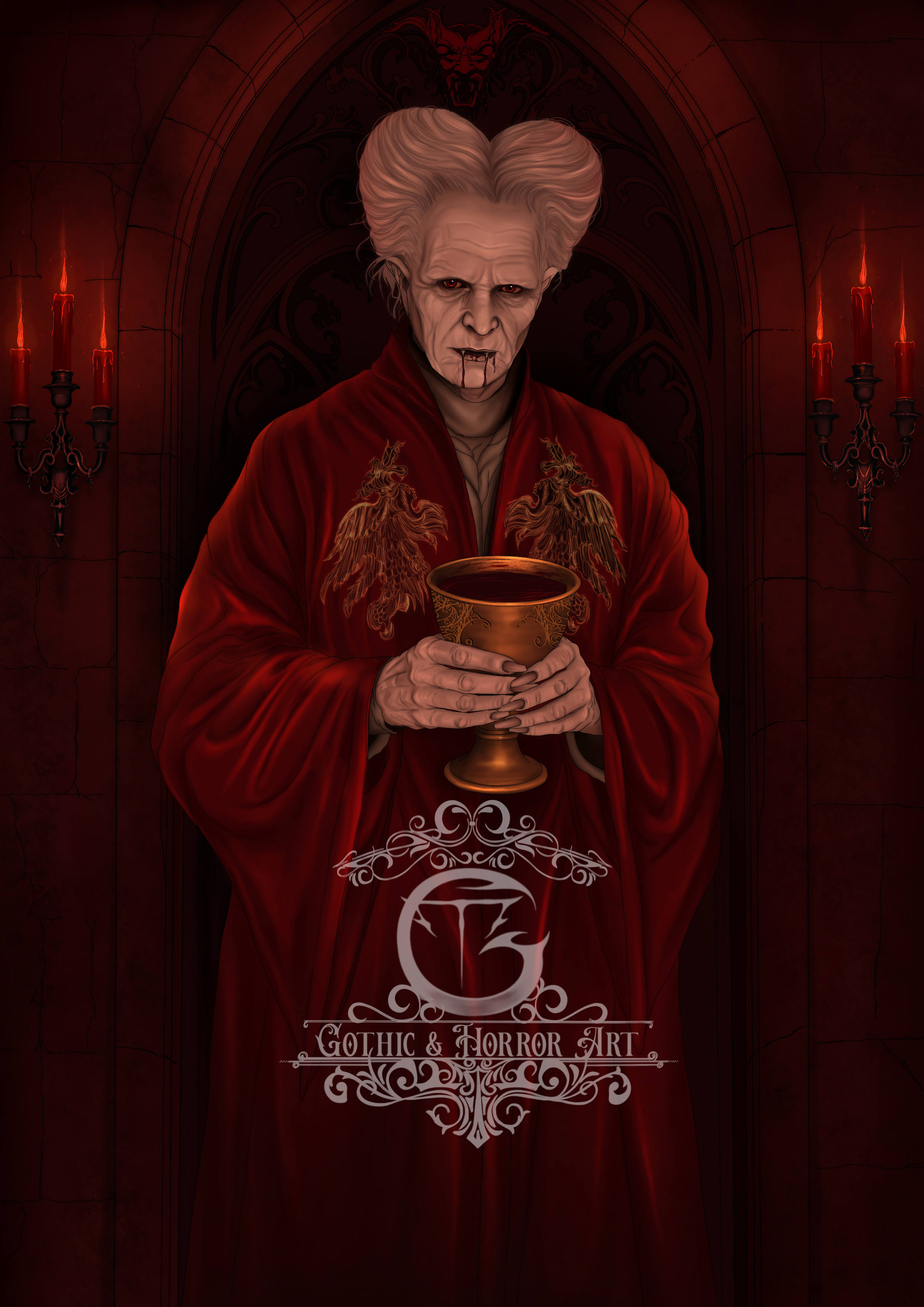Ilustração Bram Stoker's Dracula