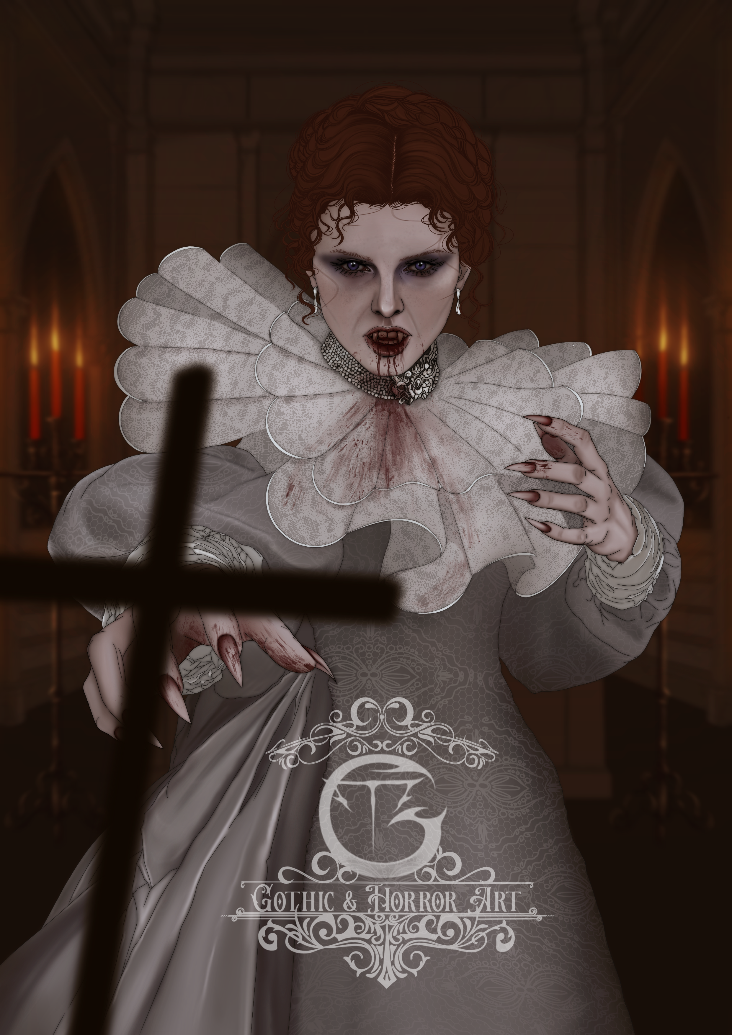 Ilustração Lucy Westenra Dracula de Bram Stoker