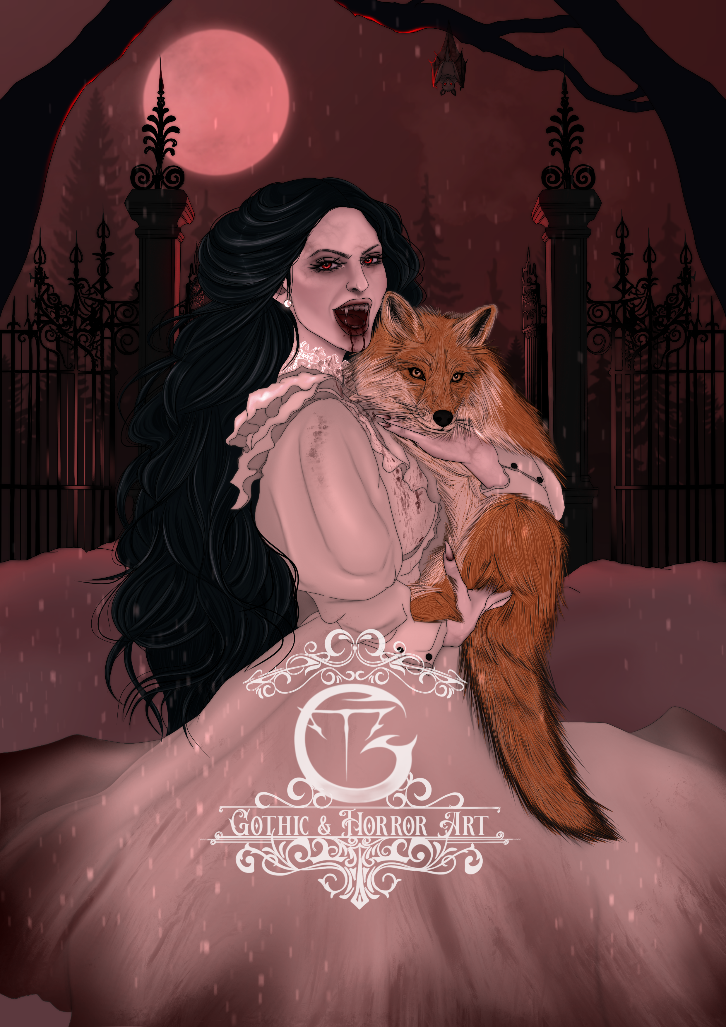 Ilustração Winter Vampire